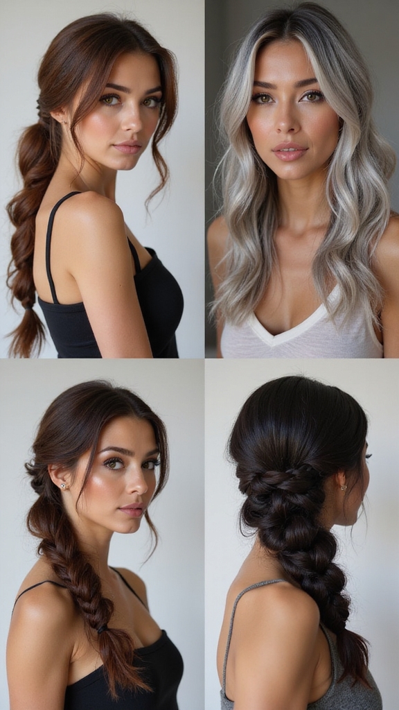 effortlessly refined textured low bun