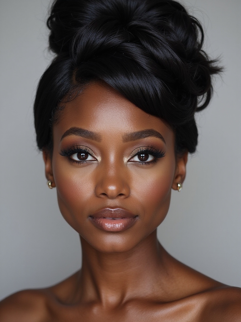 glossy s shaped rolled waves