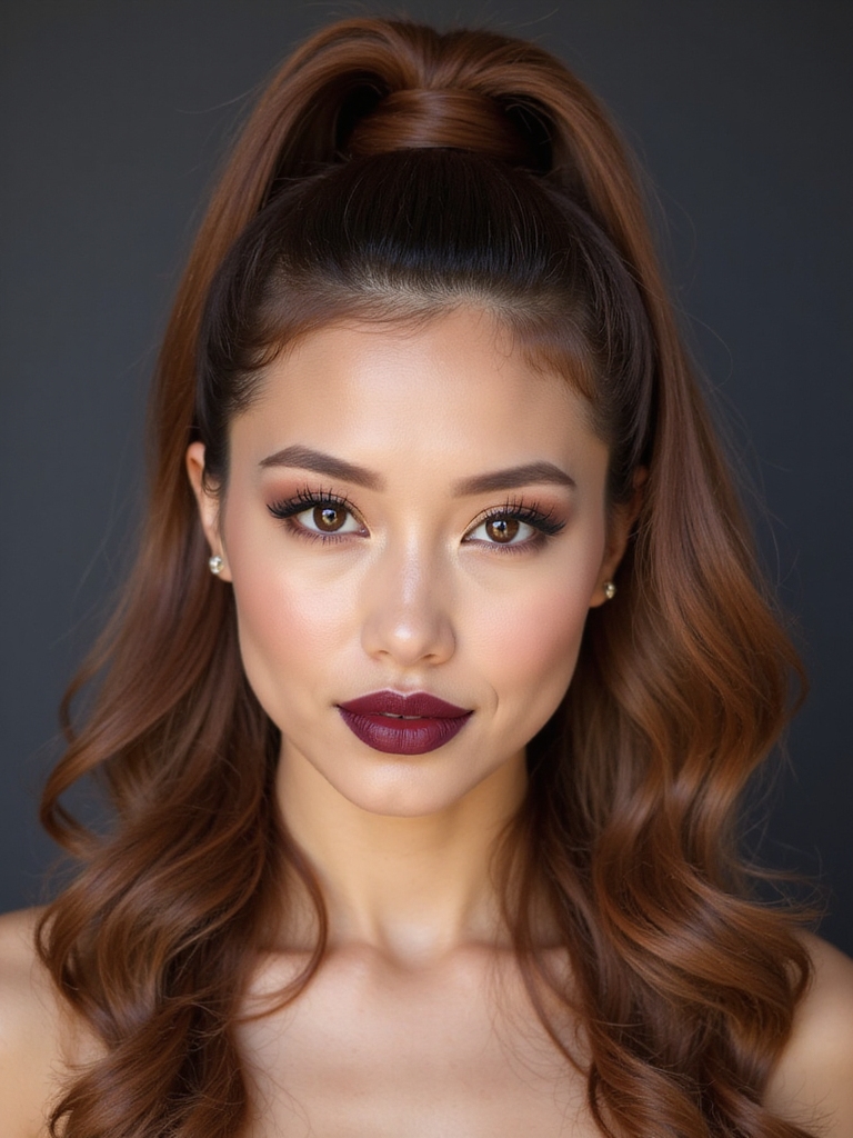 high half pony pouf uplift