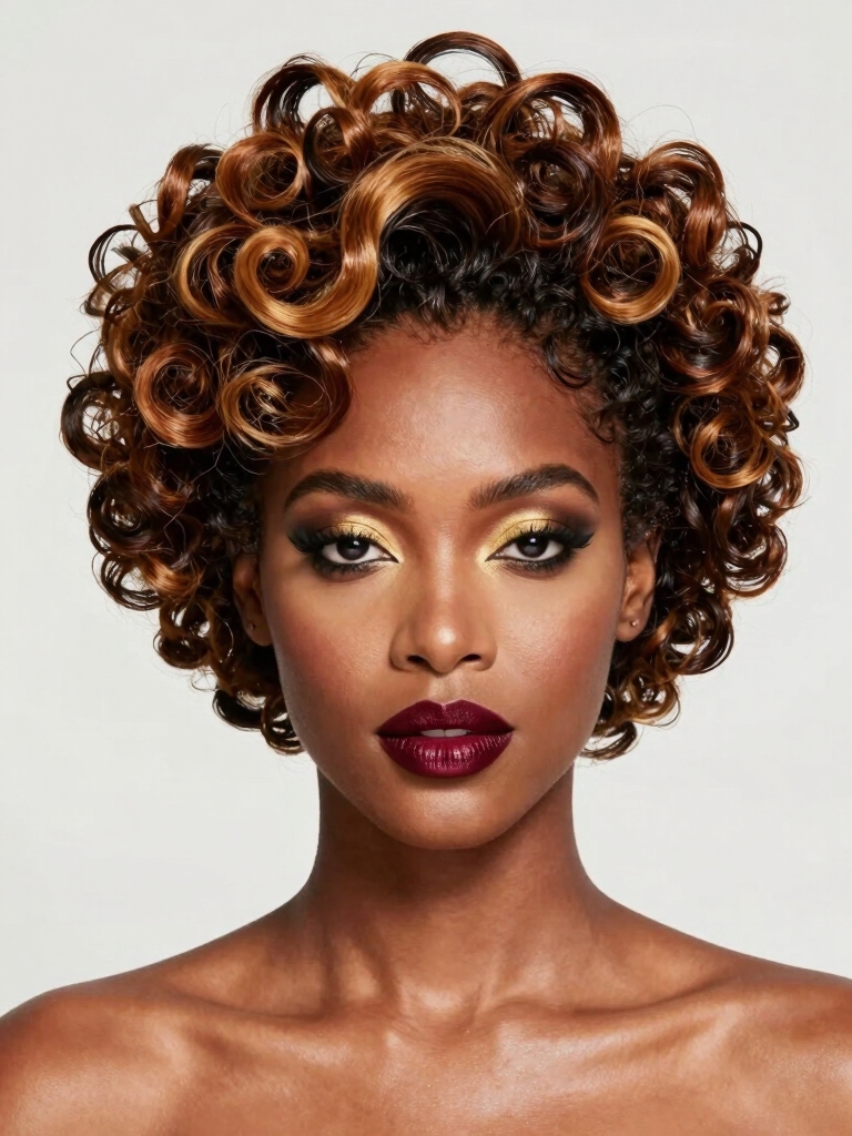high lifted defined ringlets