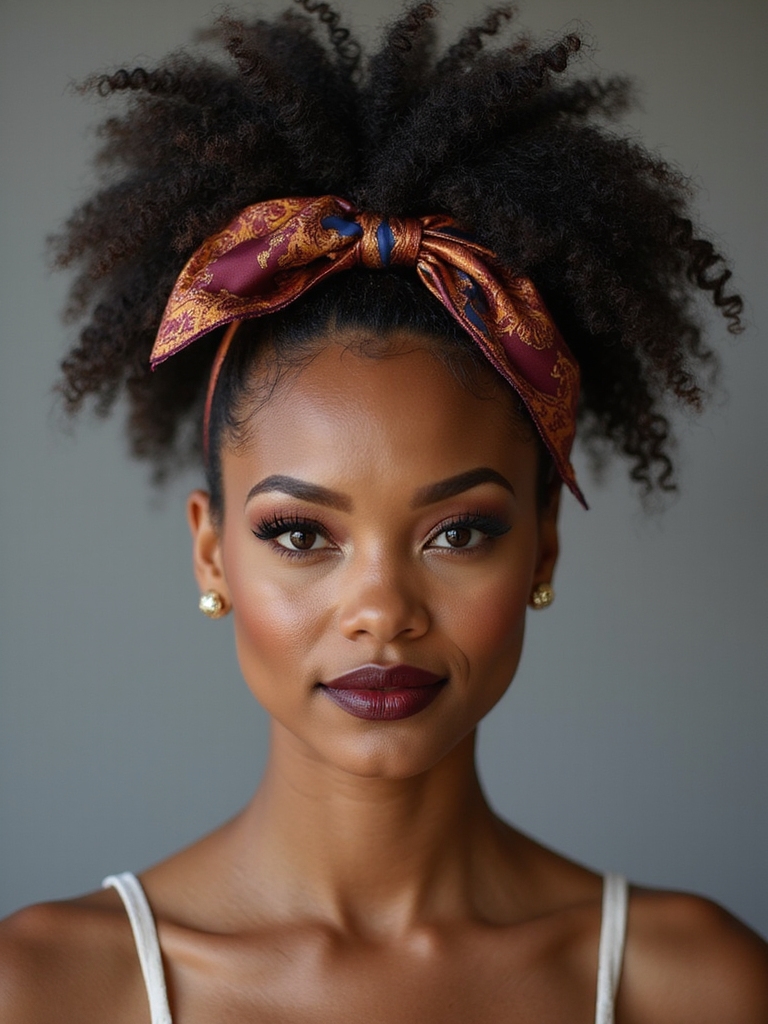 high volume puff ponytail styling