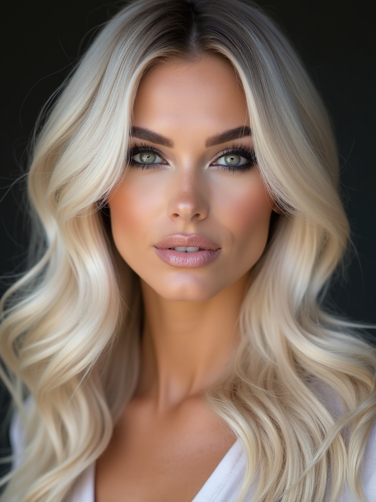 icy halo around hairline