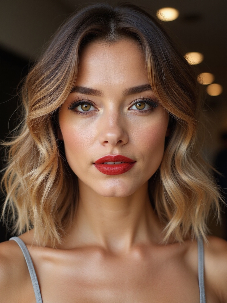 low maintenance polished grow out cut