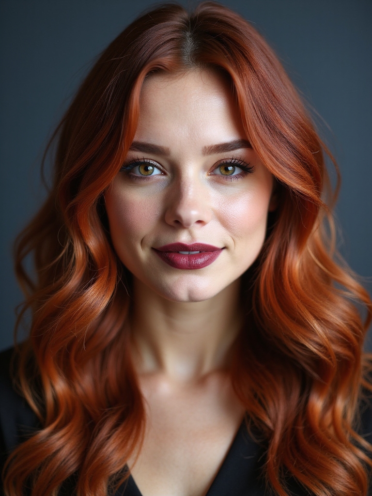 low maintenance warm red tones