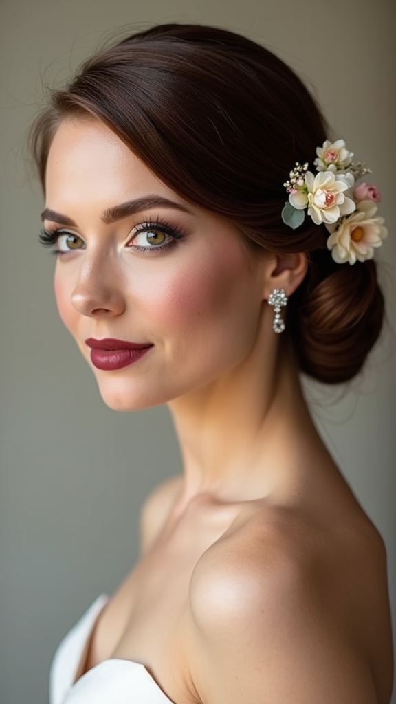 low twist with blooms