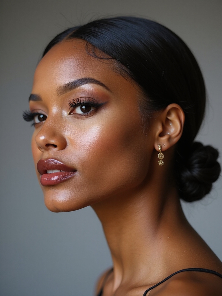 low wrapped bun elegance