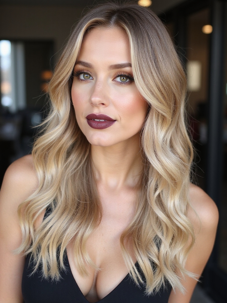 lowlights deepen blonde for winter