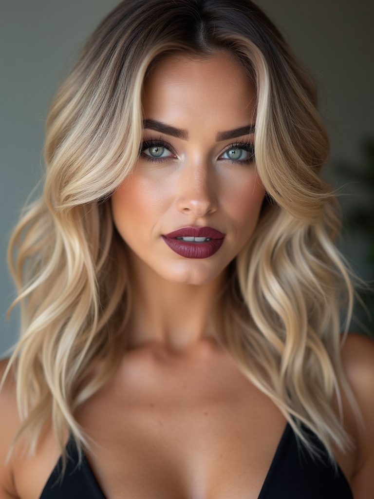 luminous bond building winter balayage