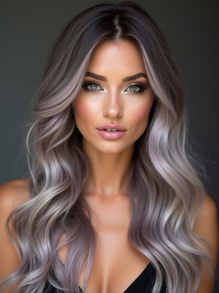 luxurious winter hair shades