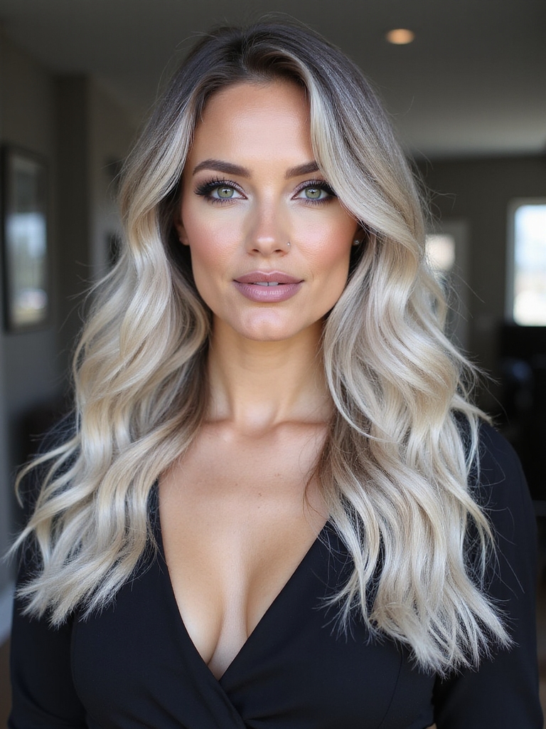 neutral ash winter balayage