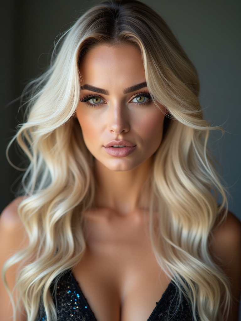 pearl blonde neutral base balayage