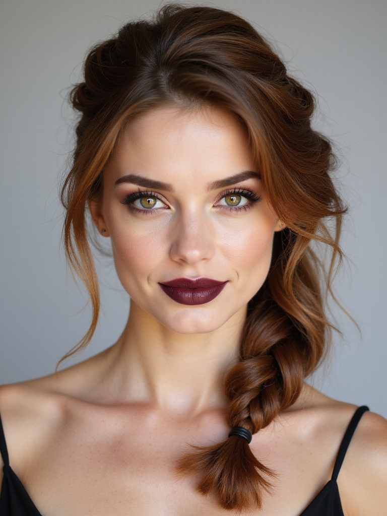 quick easy braided updos