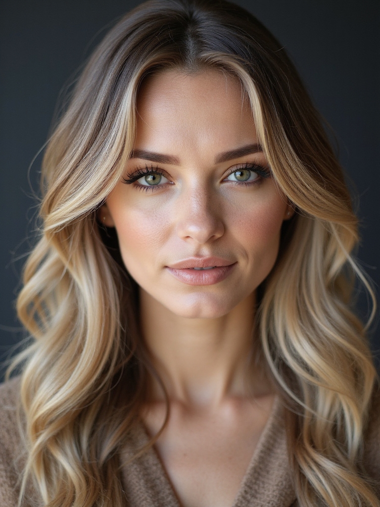 root shadowed warm blonde dimension