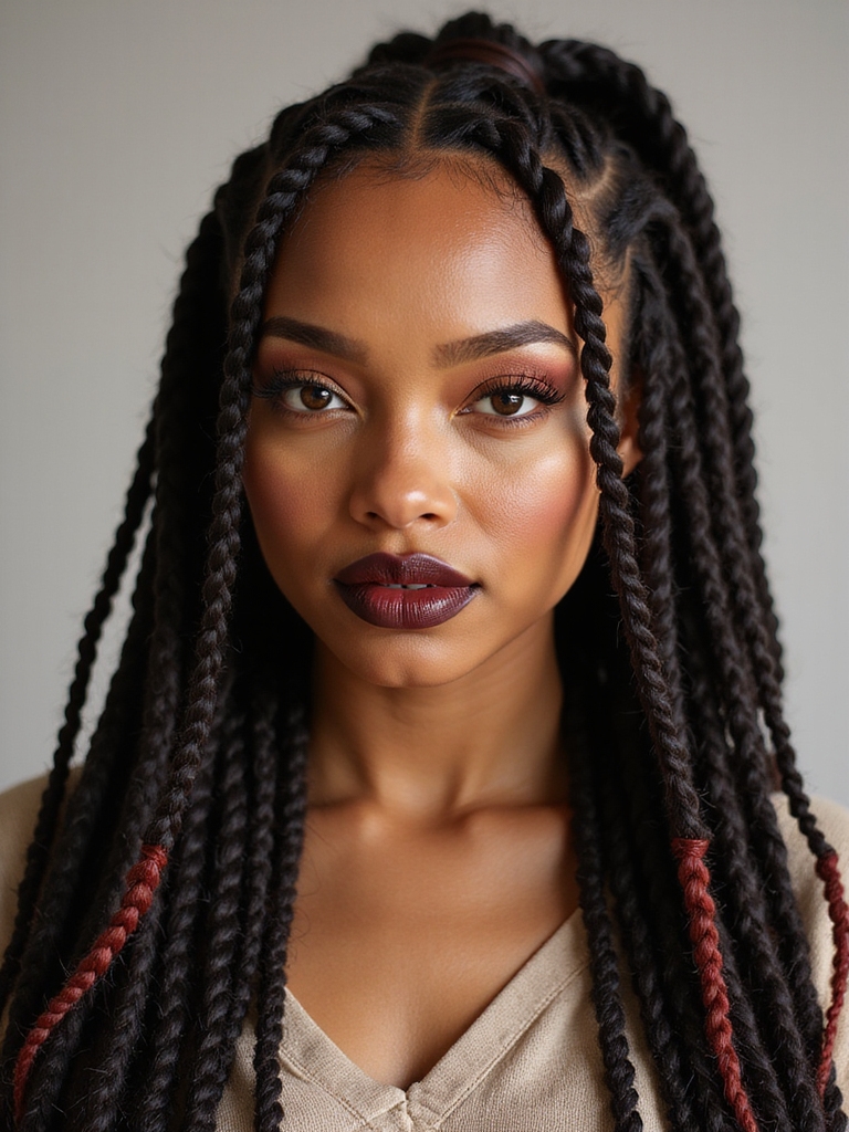 satin wrapped protective long styles