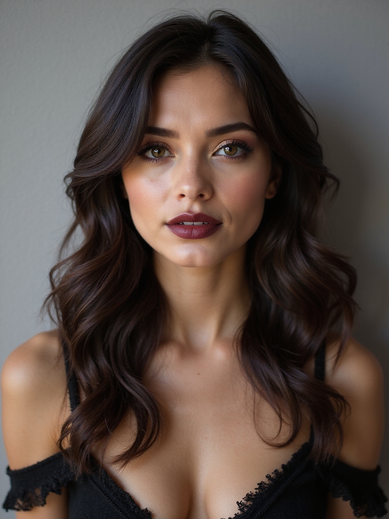 shadowed rooted brunette balayage