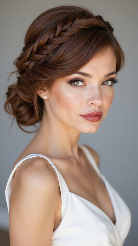 silk ribbon dutch braid drape
