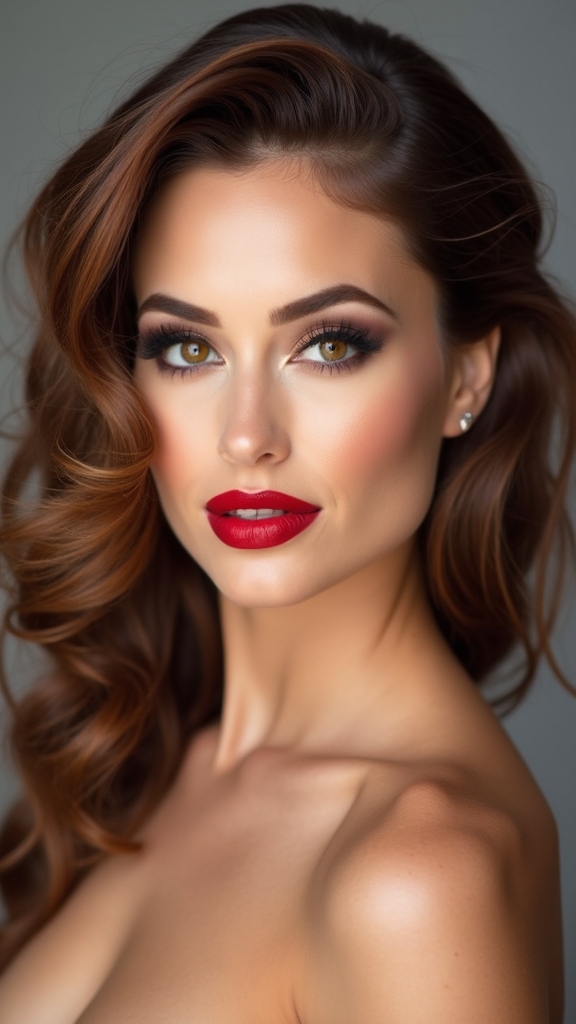 sleek secured medium length twist