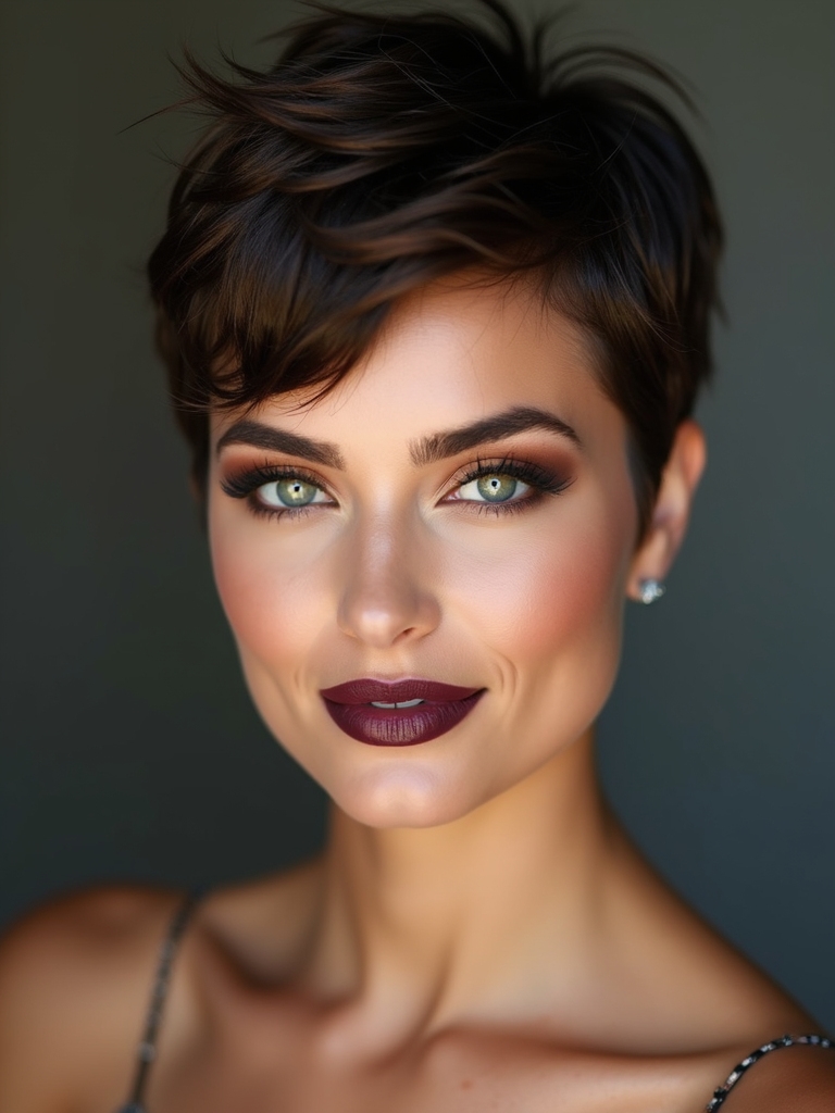 smoky espresso pixie shine