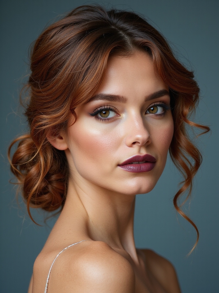 smooth wrapped low ponytail