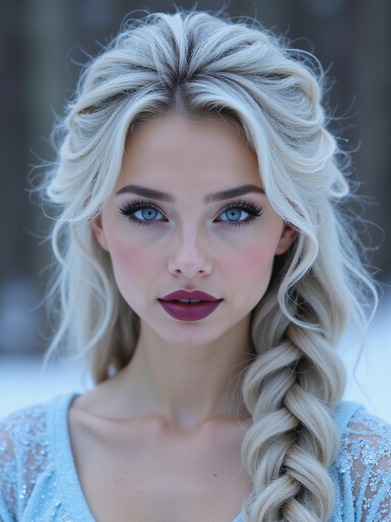 snowflake inspired delicate lace braid