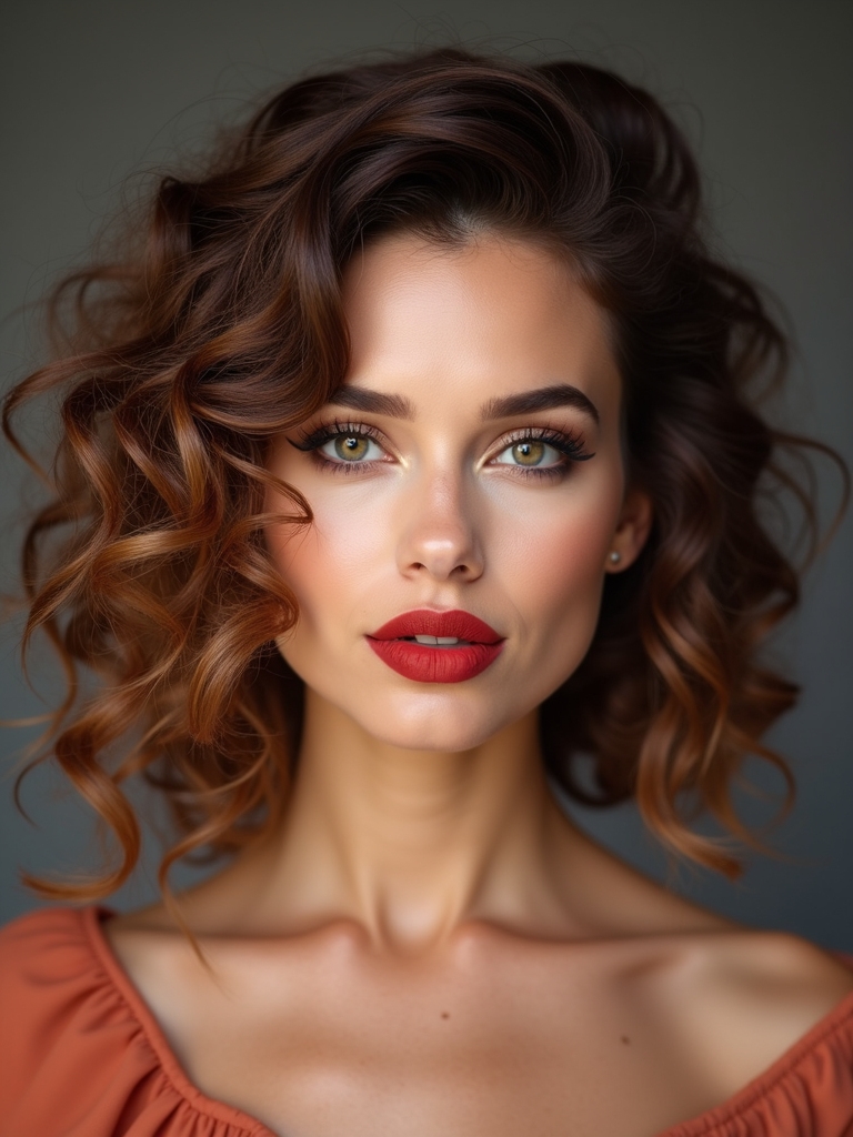 soft curly updo styles