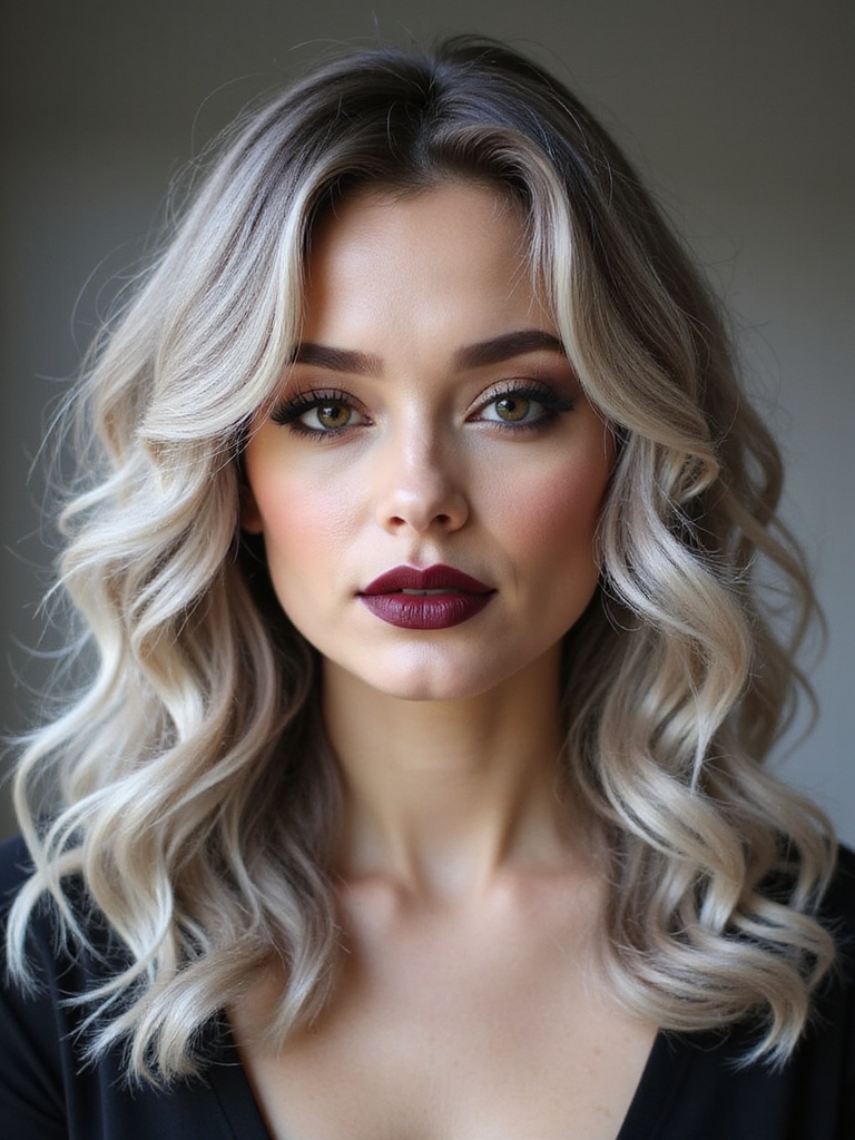 soft face framing romantic curls