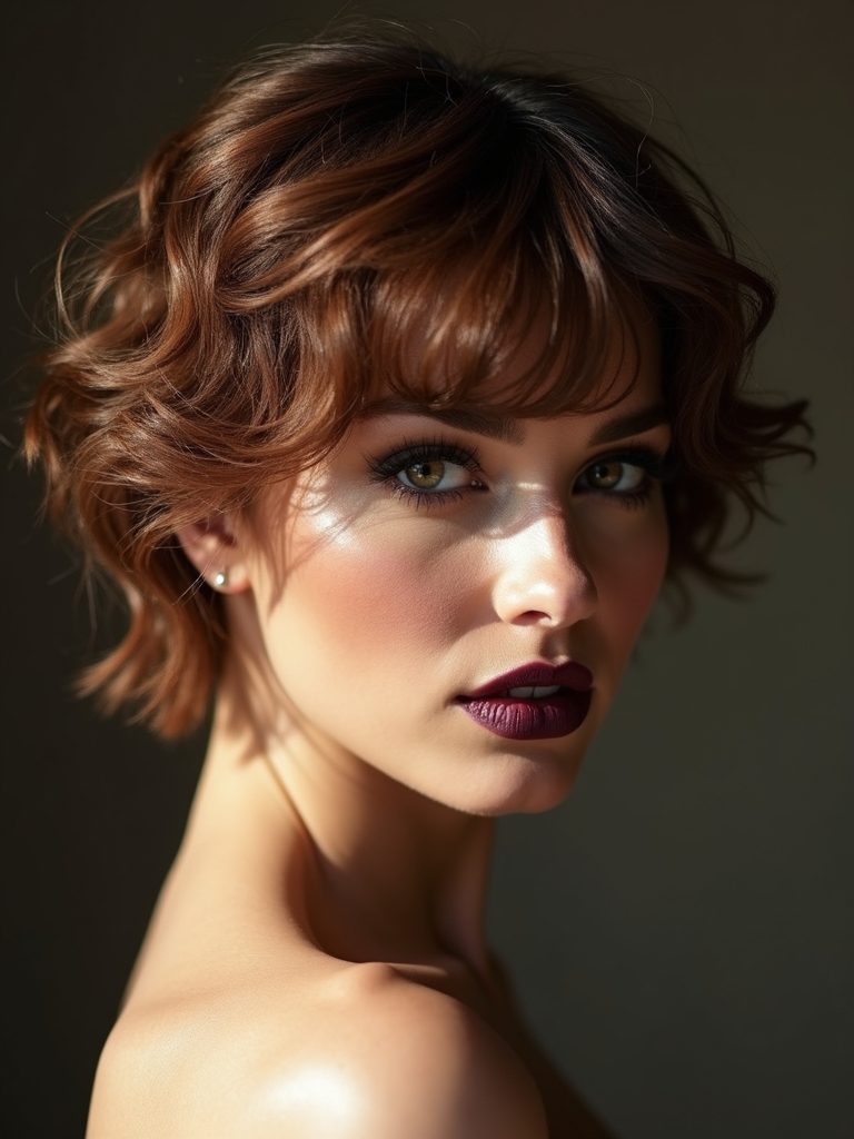 soft framed faux bangs