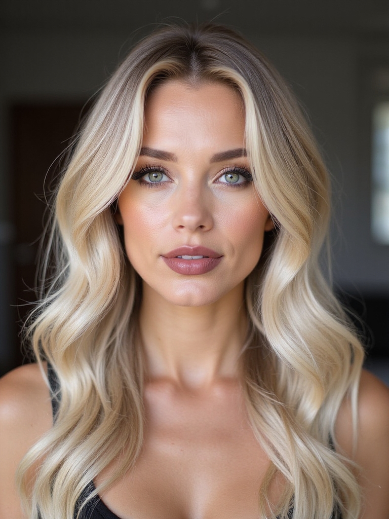 soft low maintenance blonde babylights