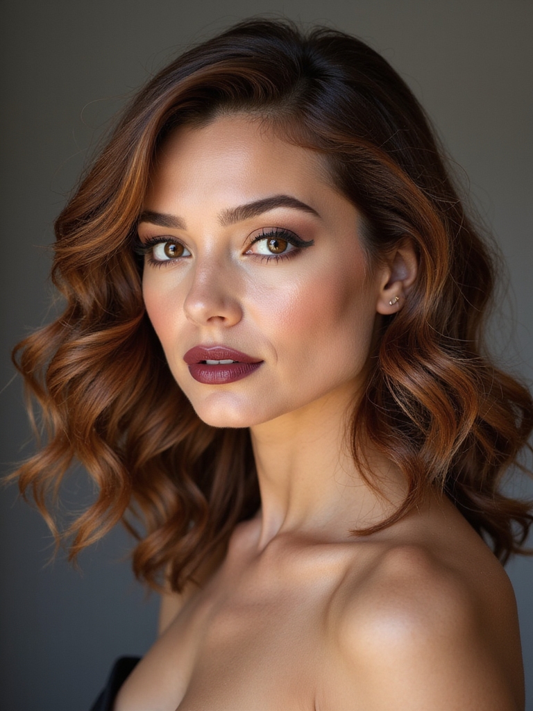 soft modern romantic curls