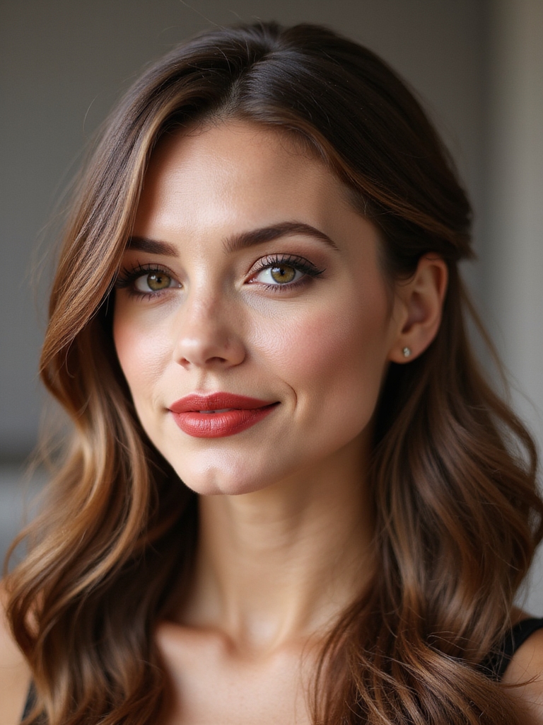 soft pinned face framing waves