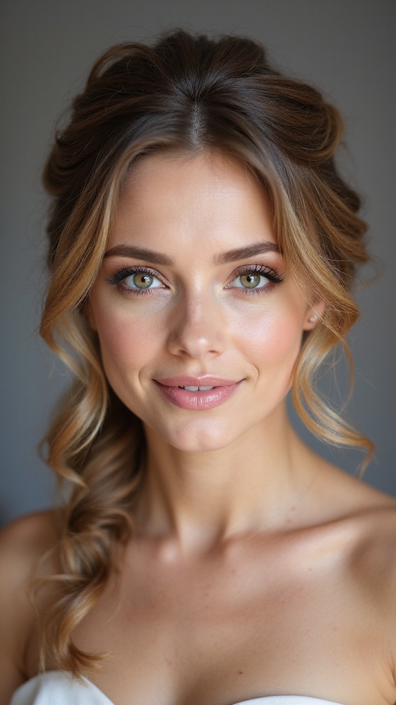 soft textured romantic messy pony