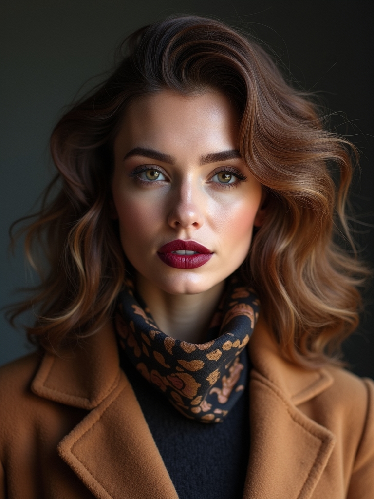 soft waves lifted from collars