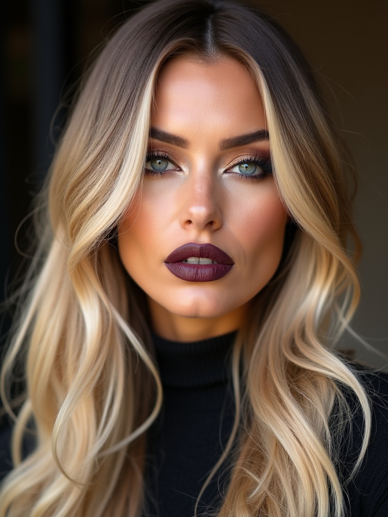subtle blended lowlights with tone