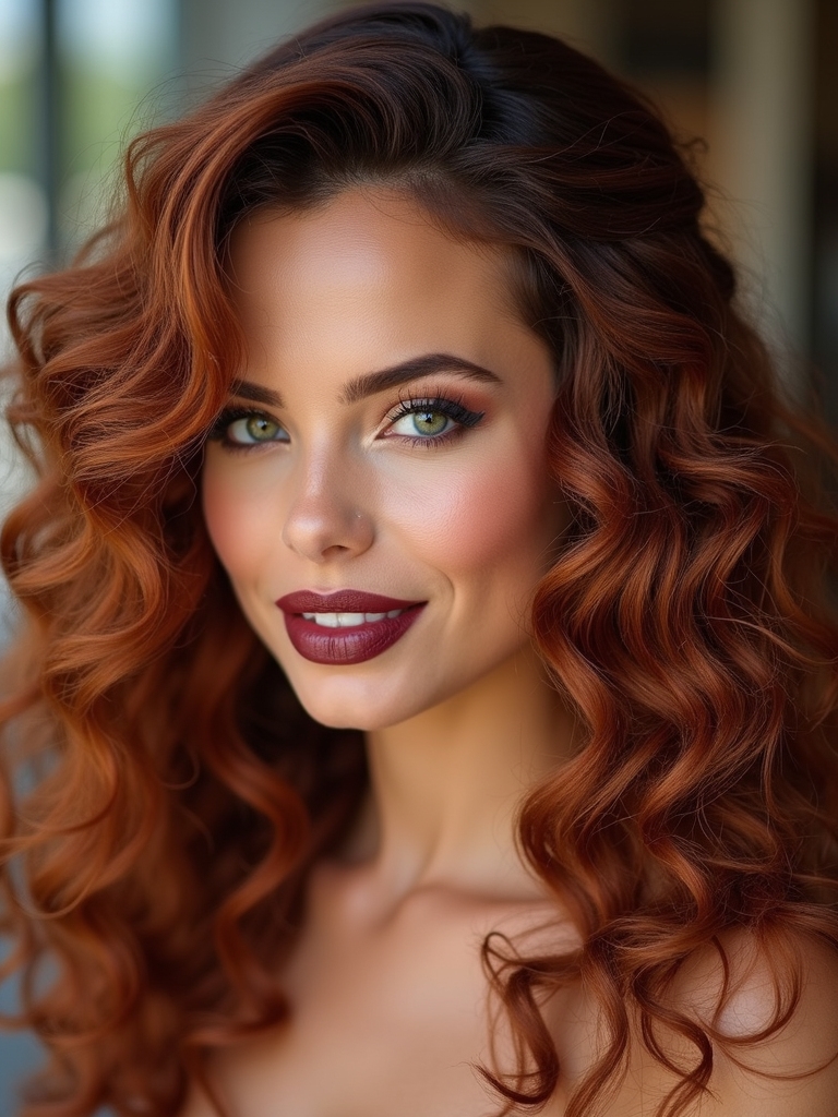 textured half up pull through