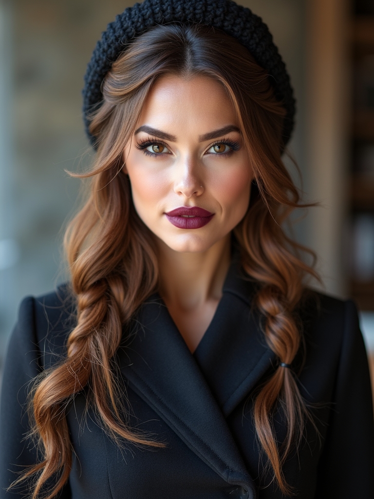 textured low three strand braid