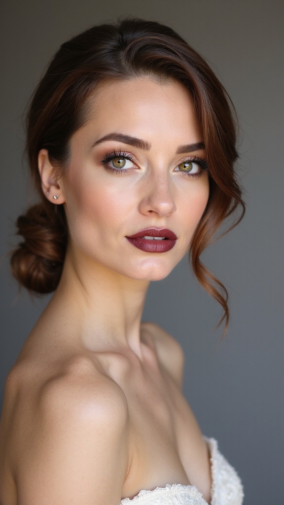textured romantic low knot