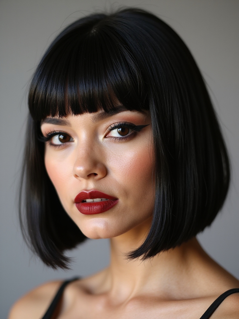 tiny fringe bold winter statement