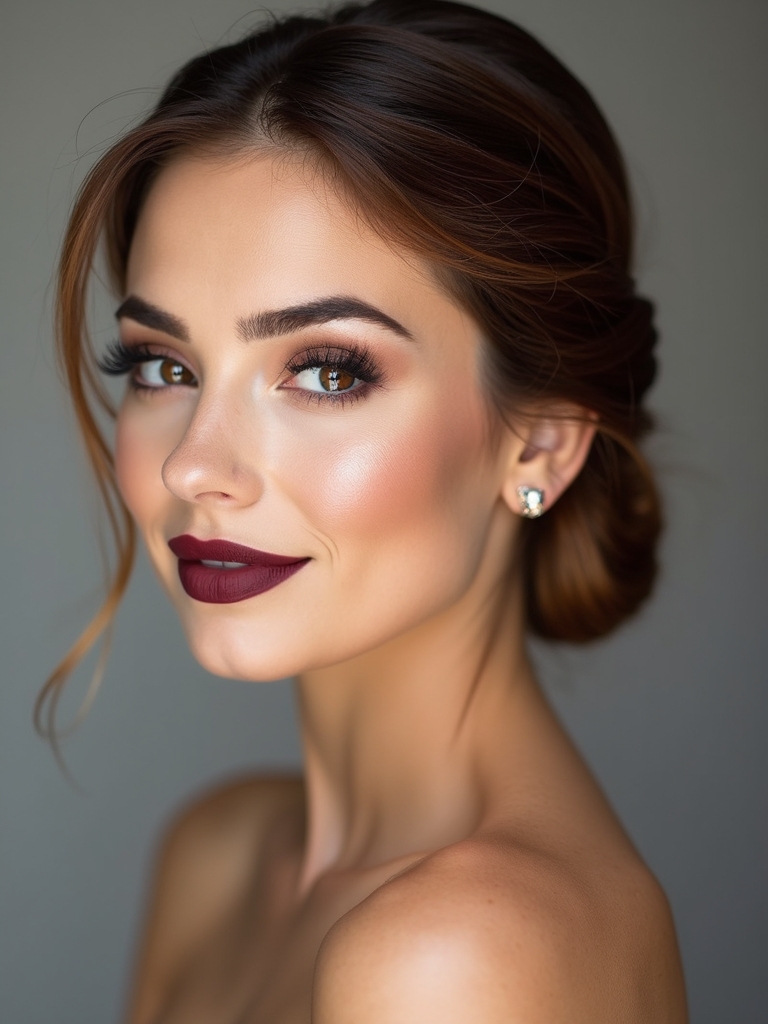 twisted half up bun elegance