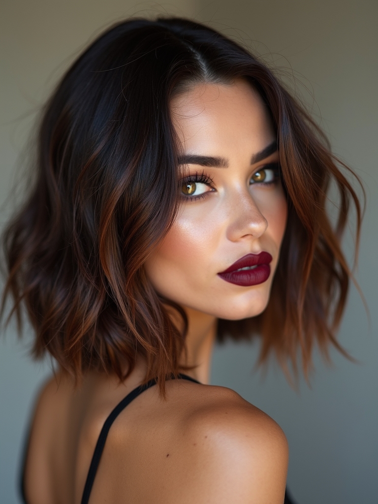 velvet brown with peekaboo