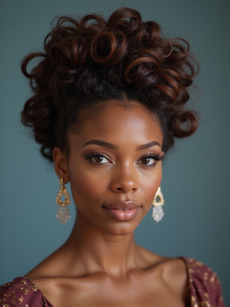 vintage polished voluminous crown