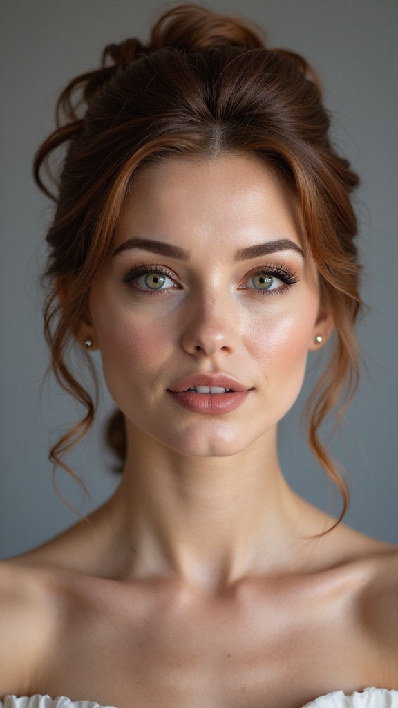 volume driven twisted faux updo