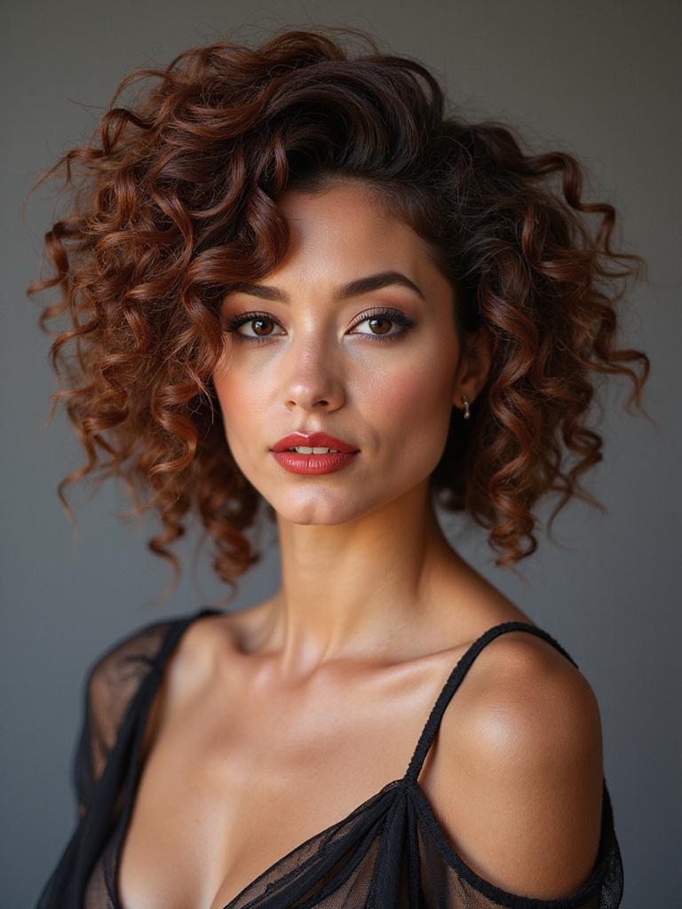 voluminous low ponytail wrap