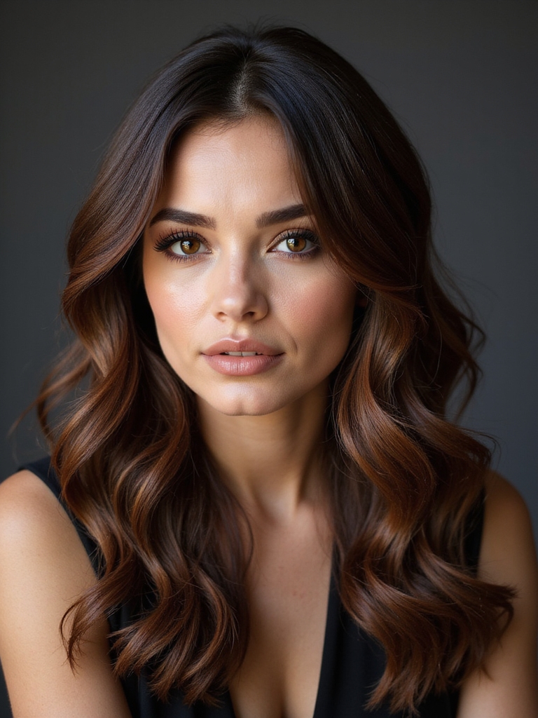 warm chocolate bronde glossy dimension