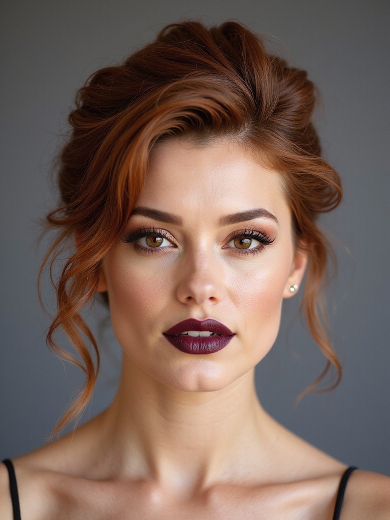 compact textured pinned updos