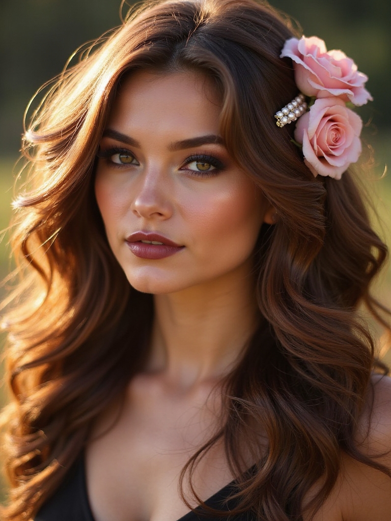 fresh florals and clips