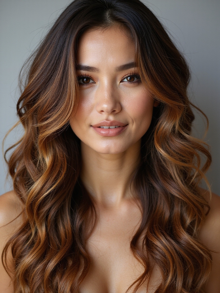 long layered spring twists