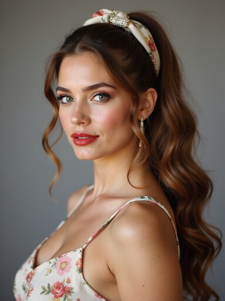 playful spring ponytail accessories