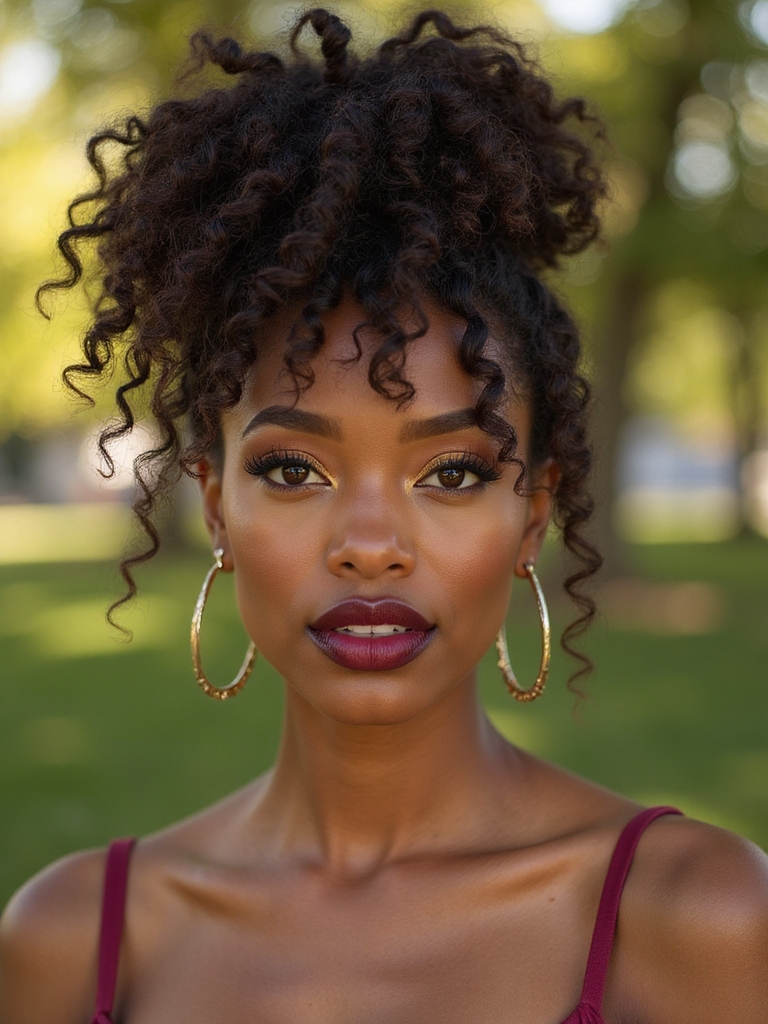 voluminous textured spring updos