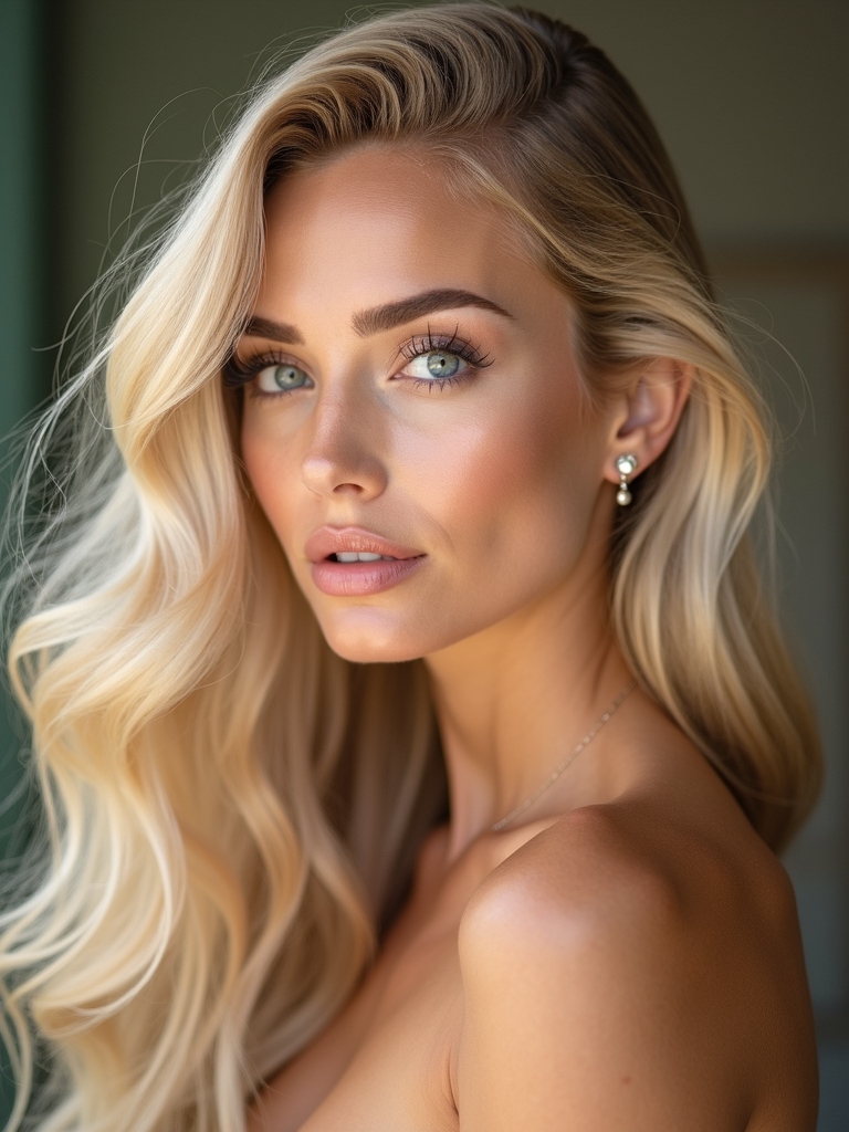blonde hair photo enhancement
