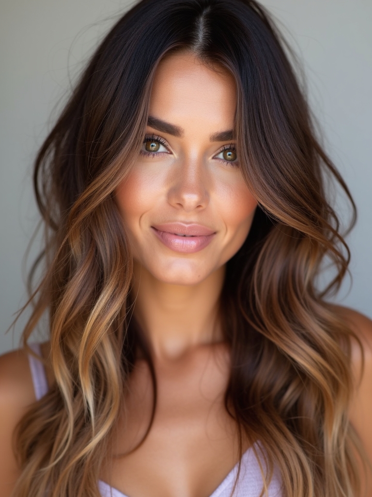 brunette spring hair transformations